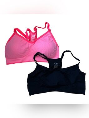 Pink & Black Sports Bras - Dual Pack